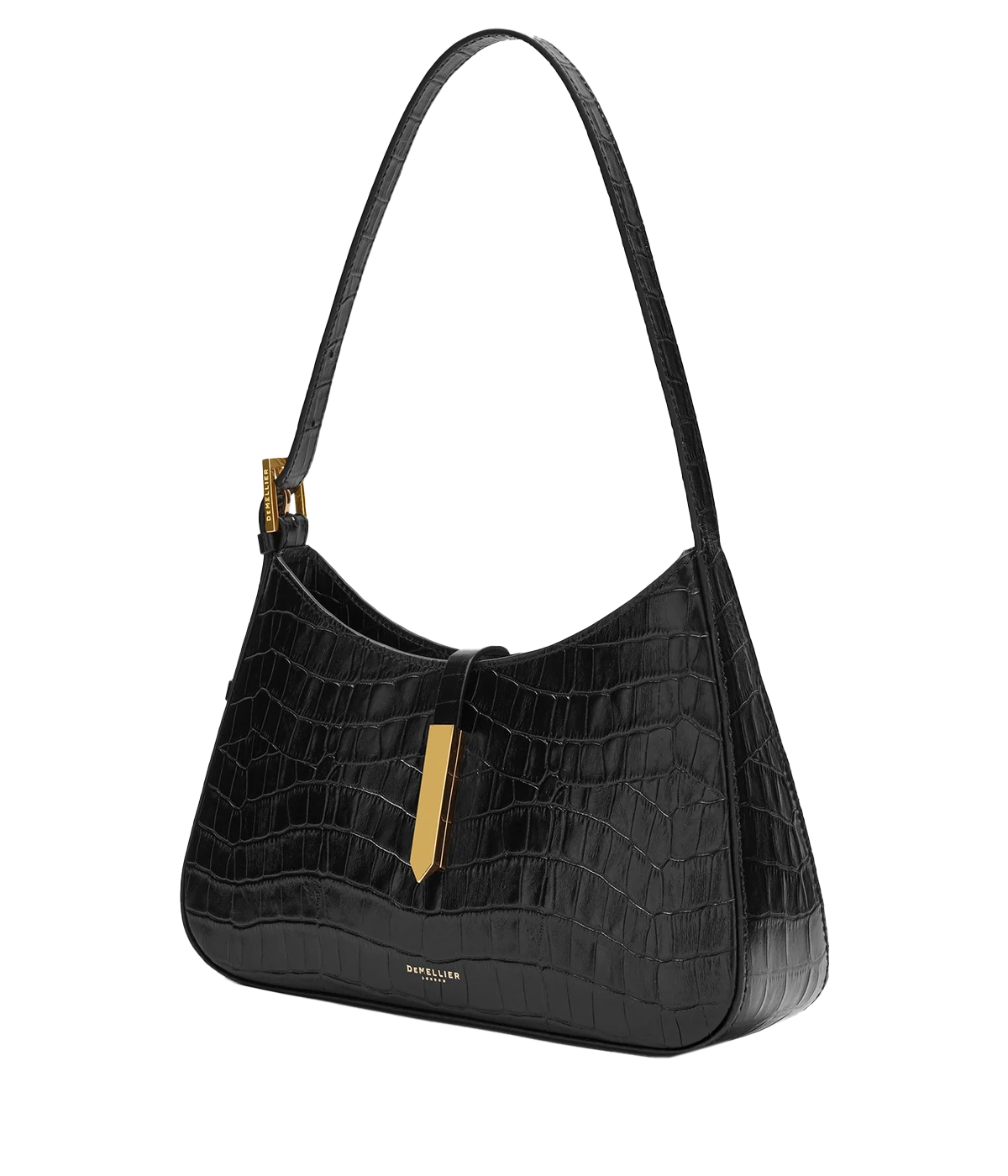 Tokyo Bag in Black Croc Effect