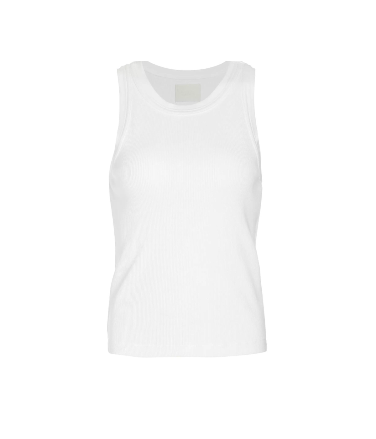 Isabel Rib Tank in White