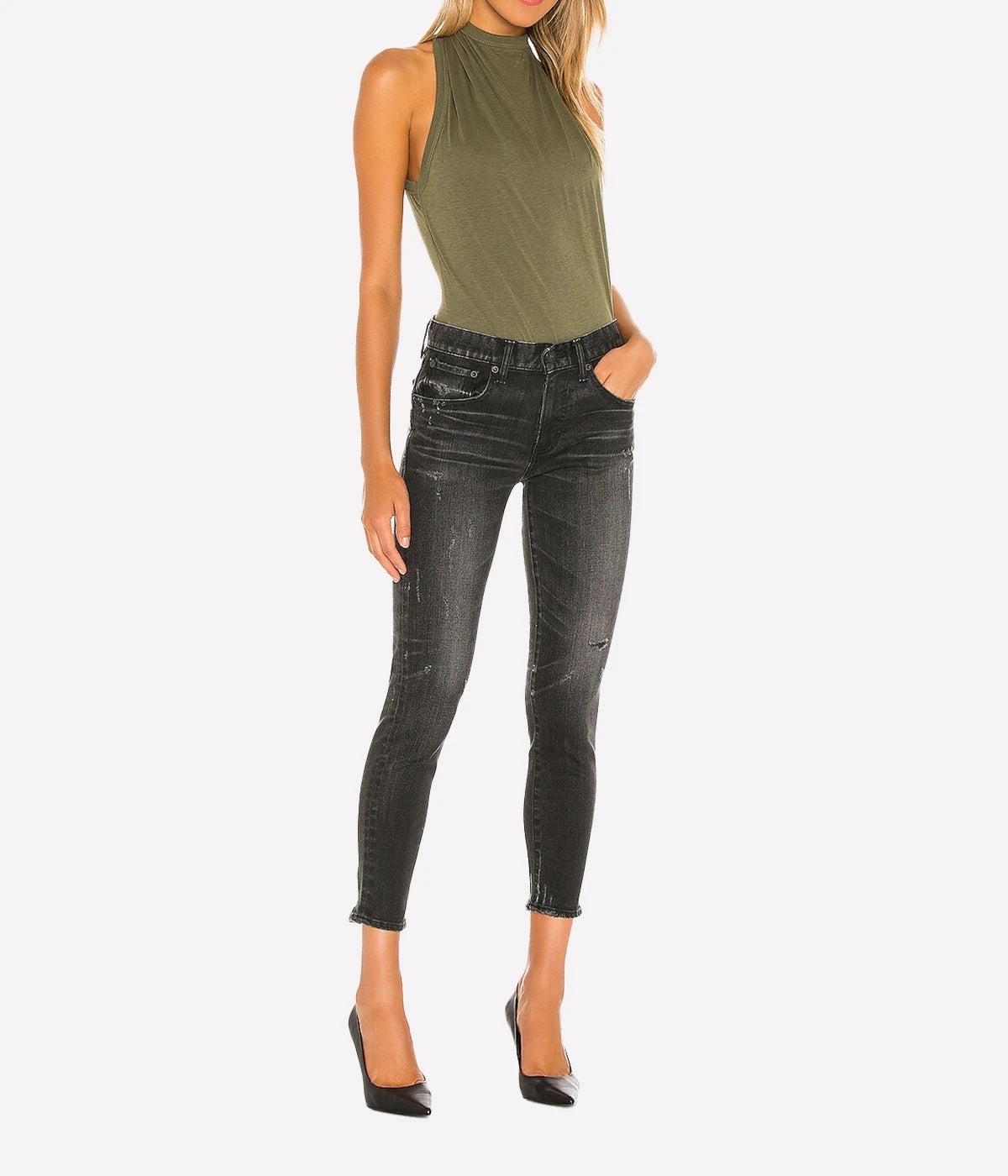 Velman Skinny Jean in Black