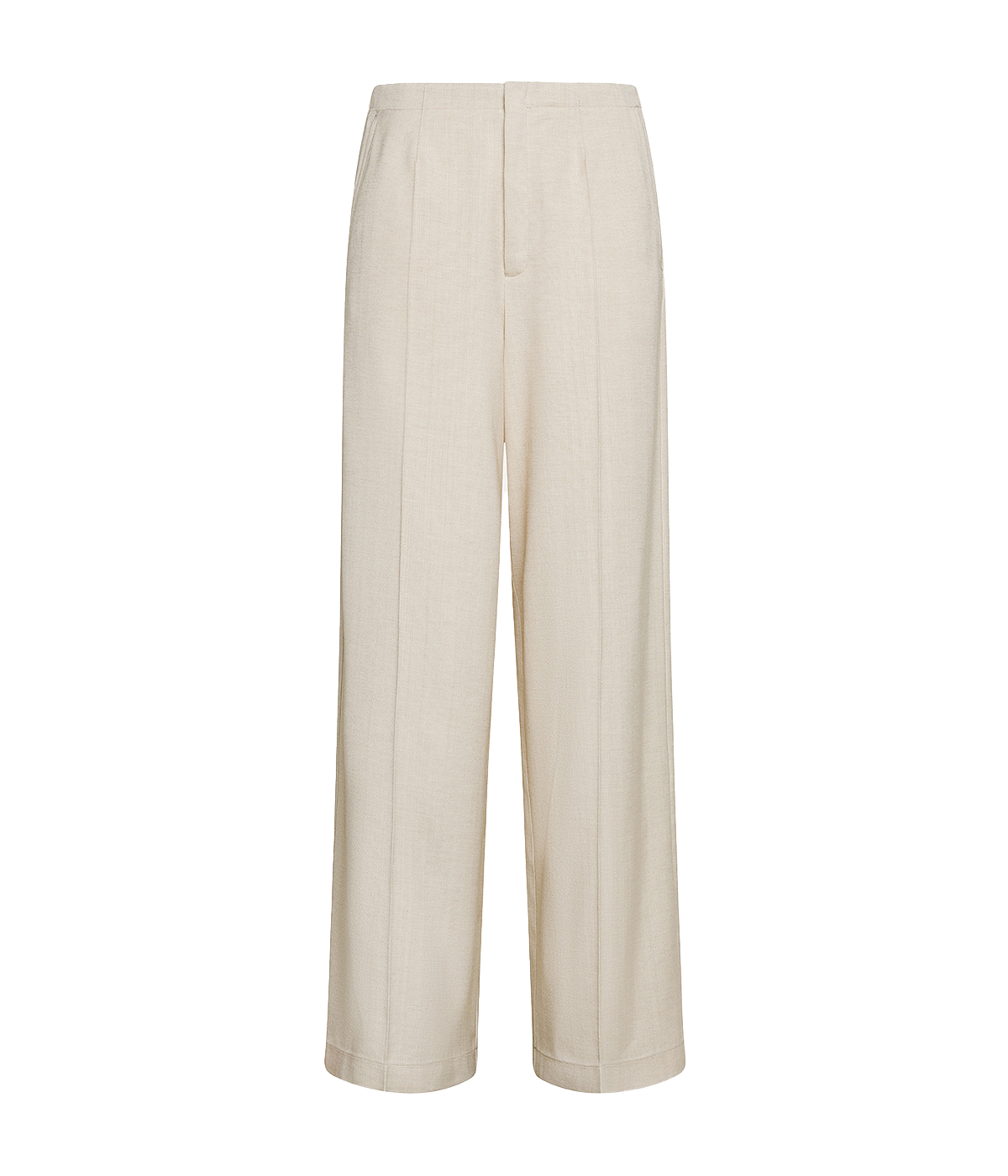 Viscose Flat Front Pant in Dune