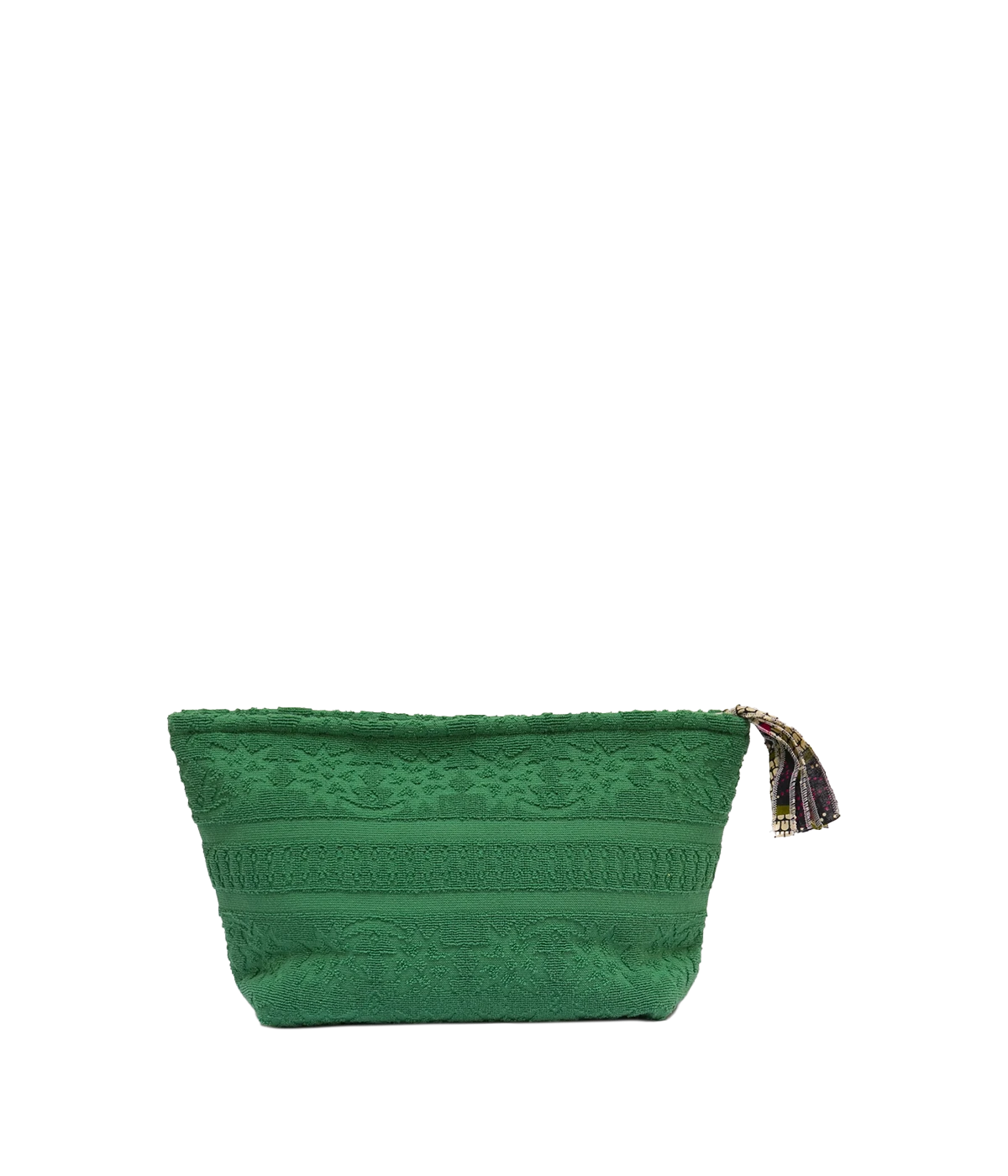 Beach Towel Clutch Bag in Vert Mallorca