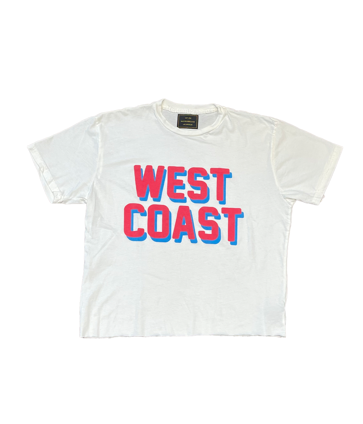 The soft, pre-washed fabric and timeless antique white color make it the perfect addition to any casual outfit, whether you're cruising down Pacific Coast Highway or just dreaming of the ocean. Featuring a bold West Coast graphic, it’s a tribute to the iconic vibes and sunny days of the Golden State.