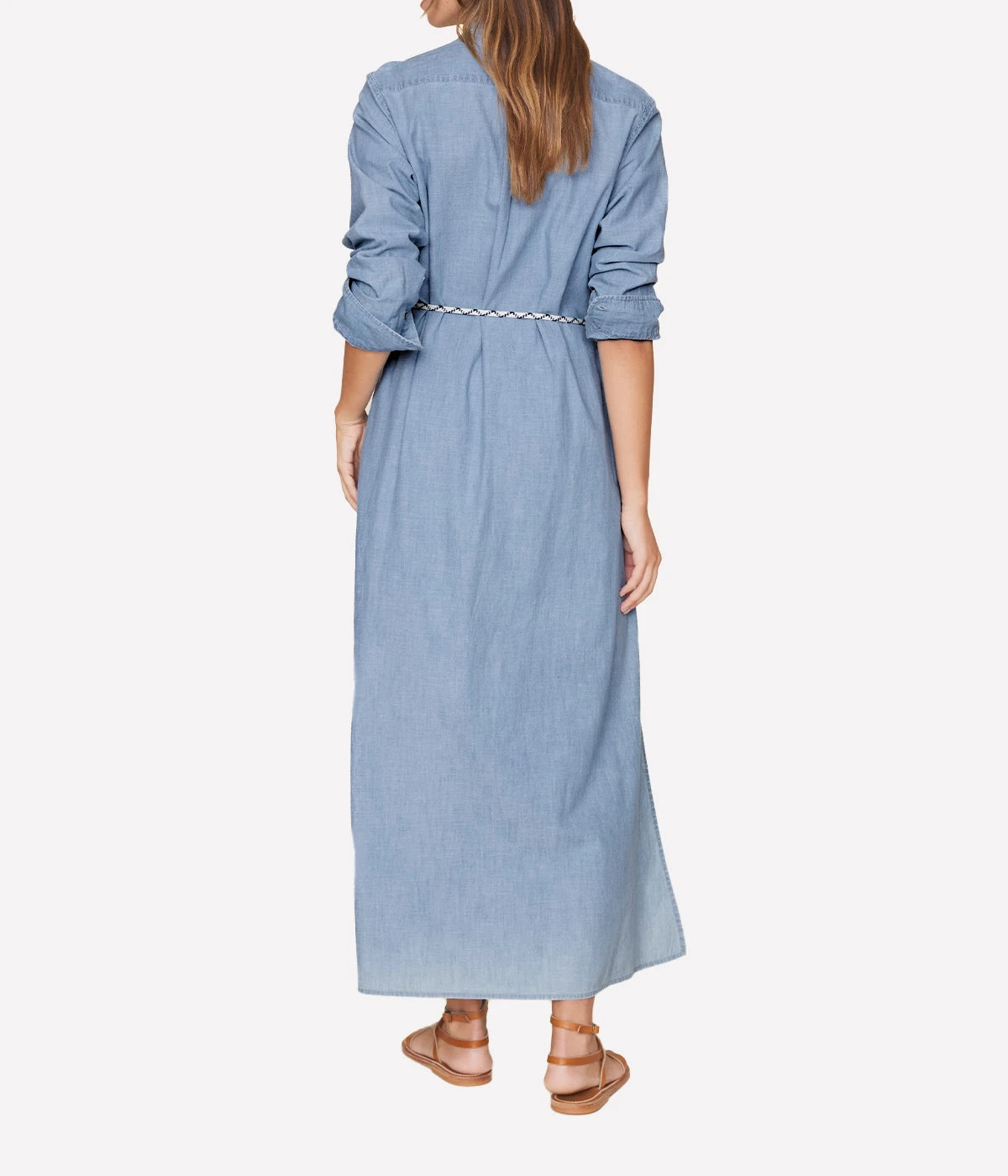 Bowden Dress in Dusty Blue