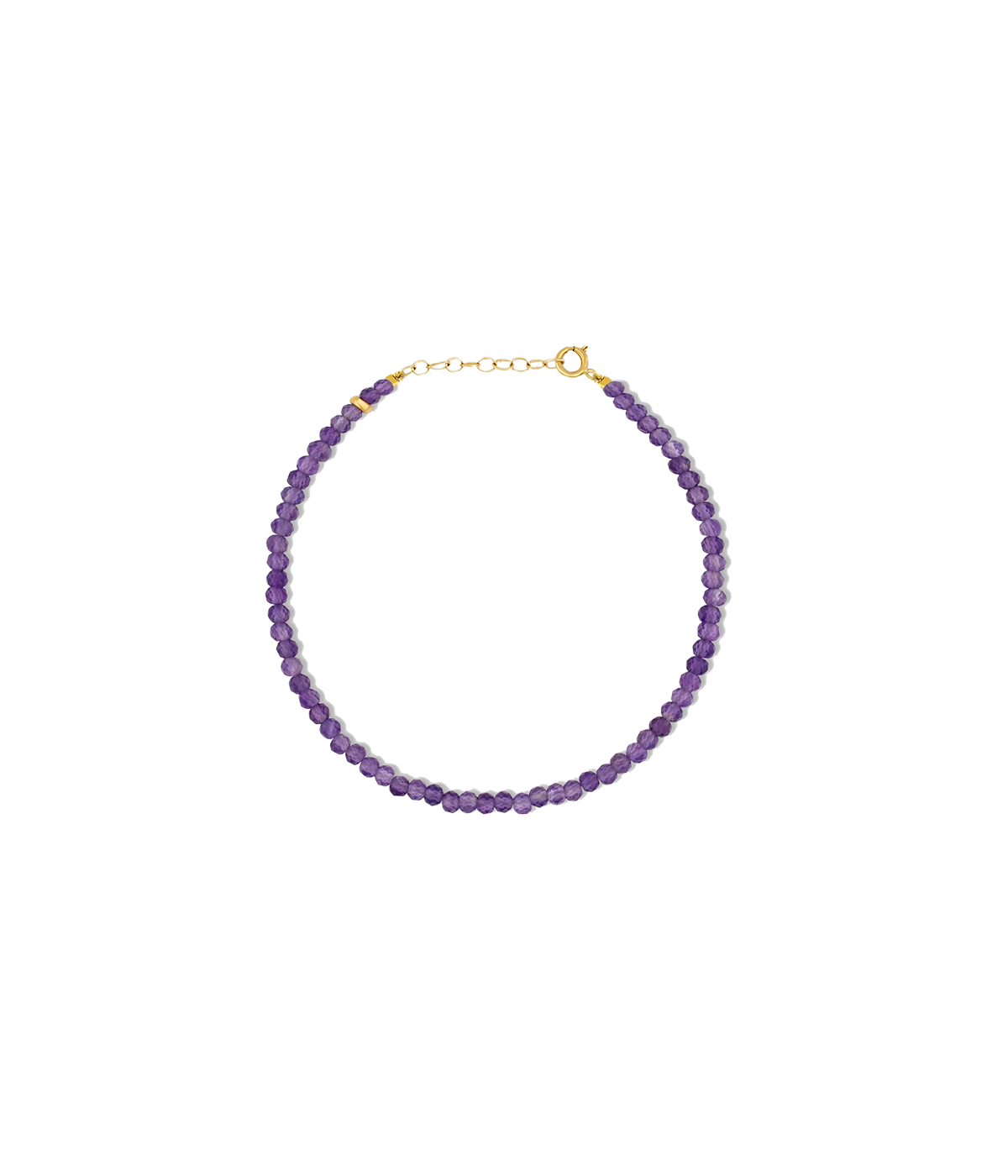 Precious Stone Bracelet in Amethyst