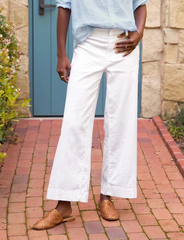 Wexford Trouser in White Performance