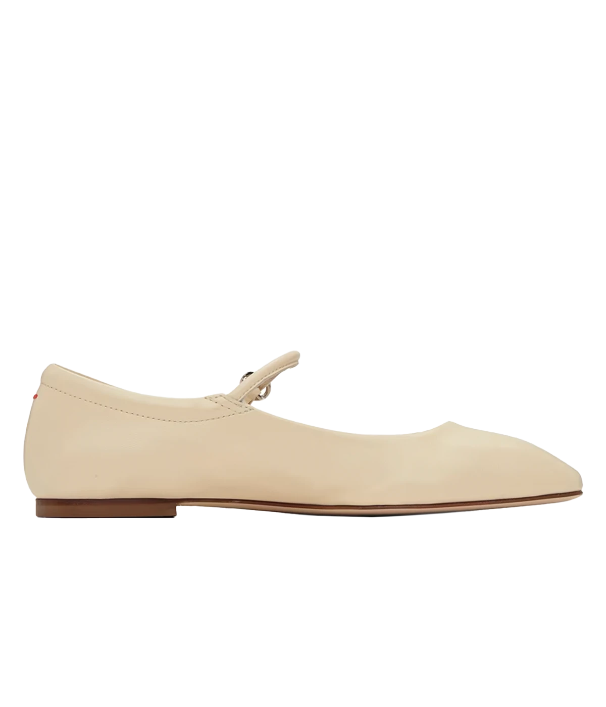 Uma Nappa Leather Ballet Flat in White