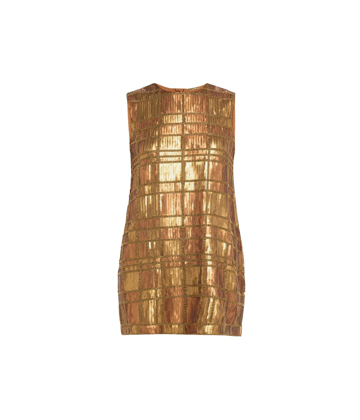 Emani Short Dress in Bronze