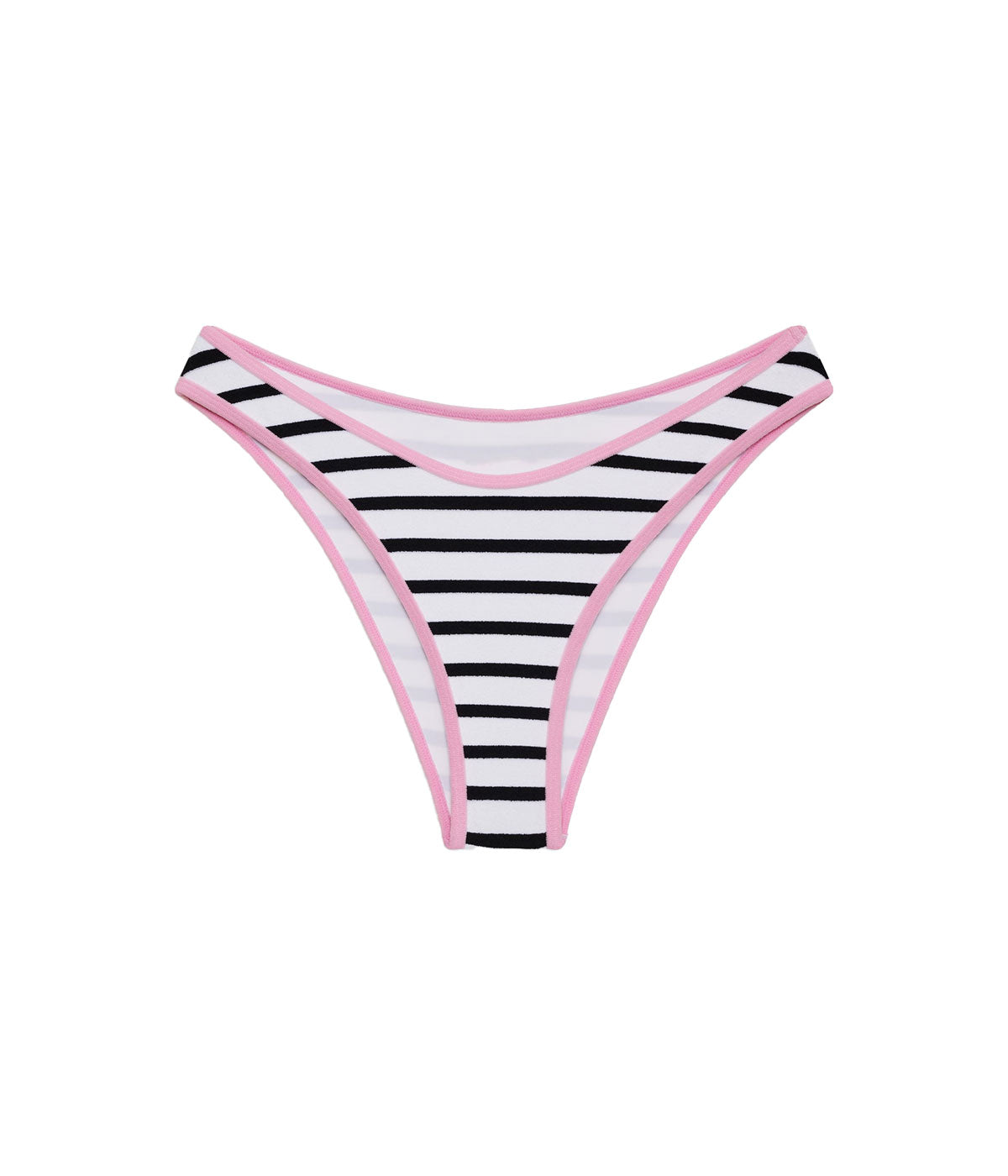 Dove Bikini Bottom in Vintage Stripe