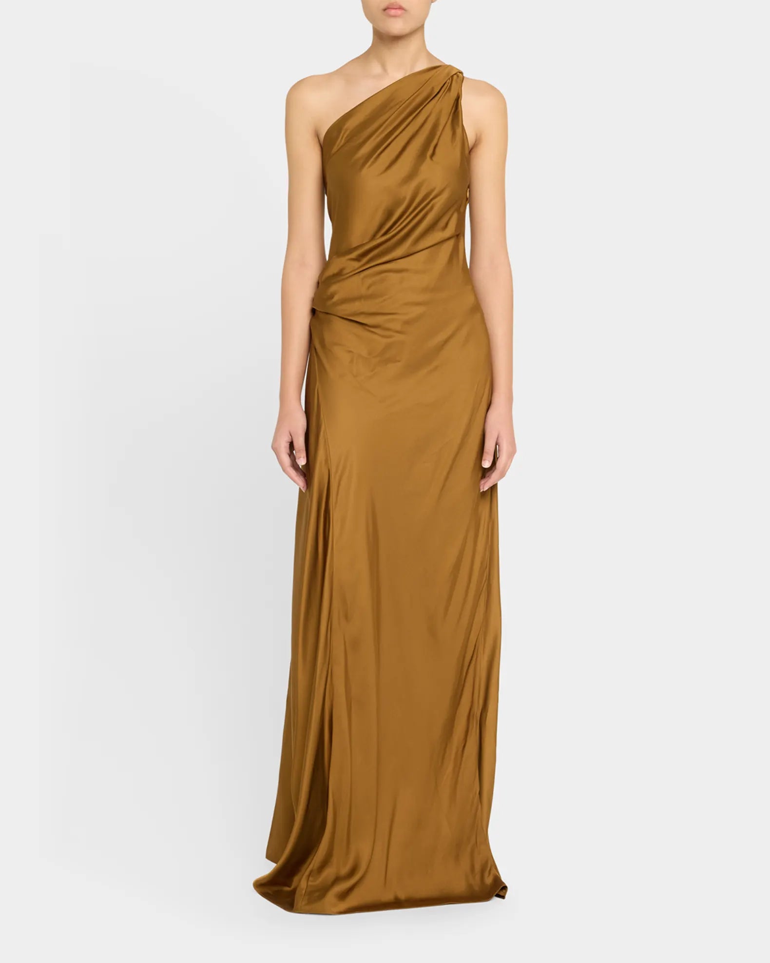 Aster Gown in Aged Brown