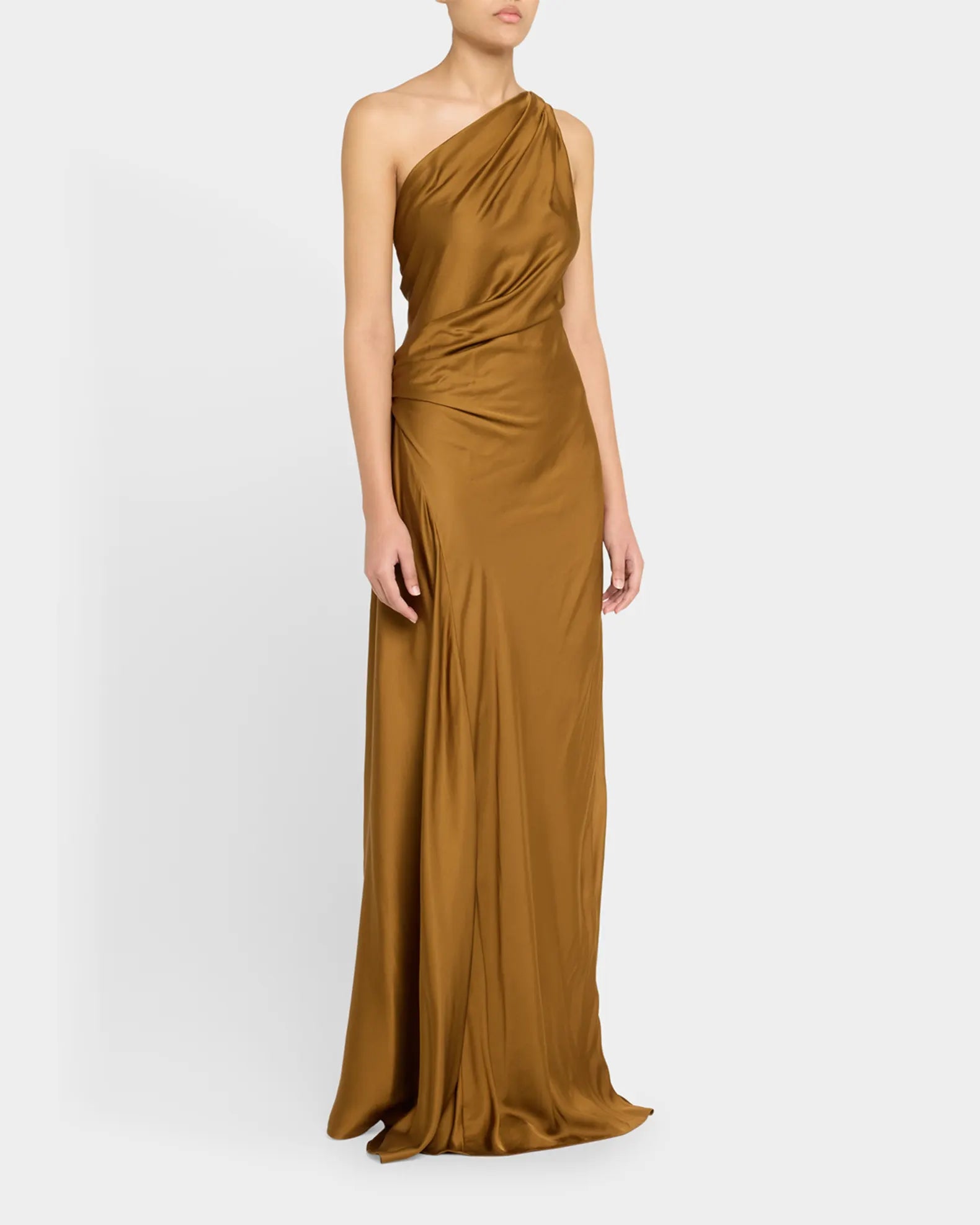 Aster Gown in Aged Brown