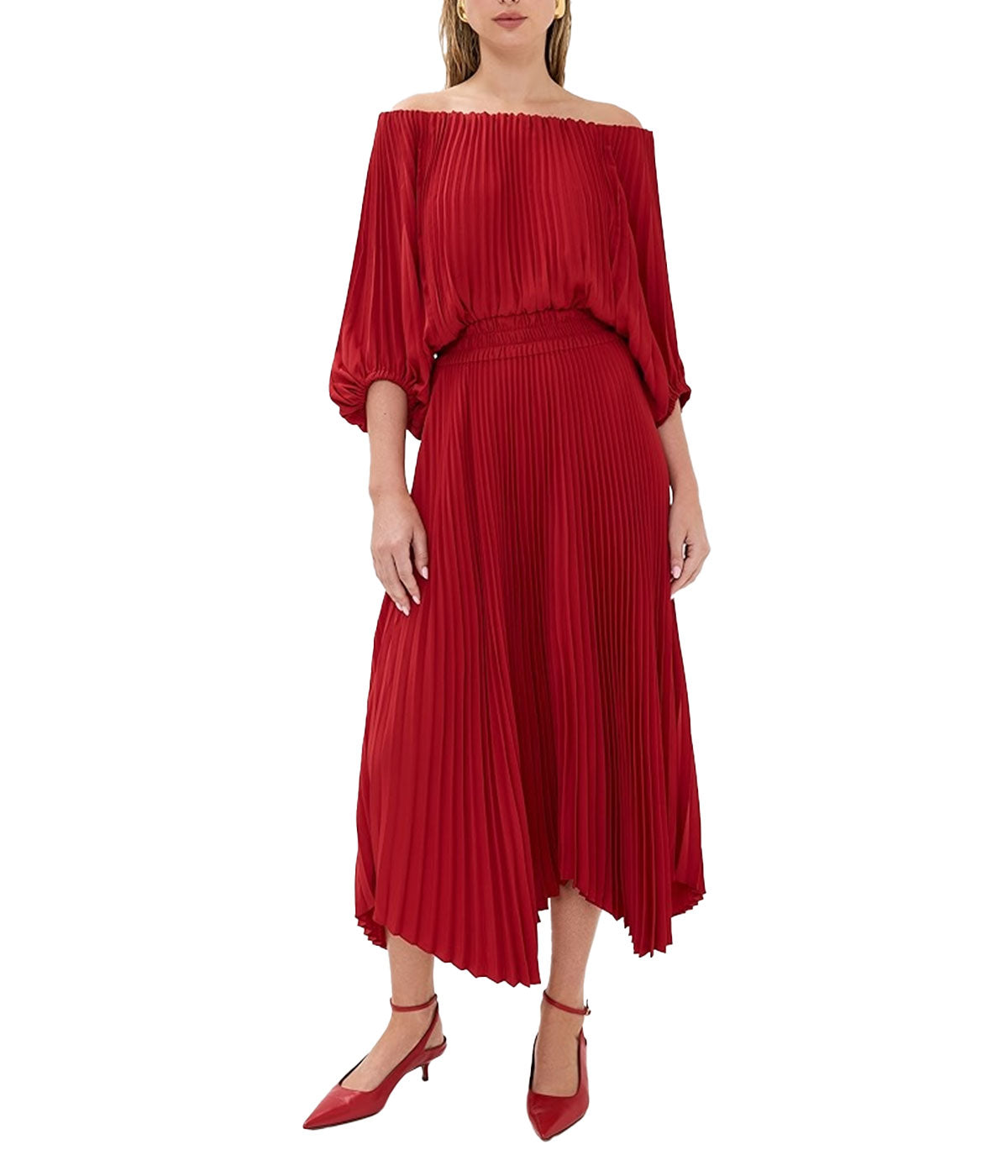 Sienna Dress in Really Red