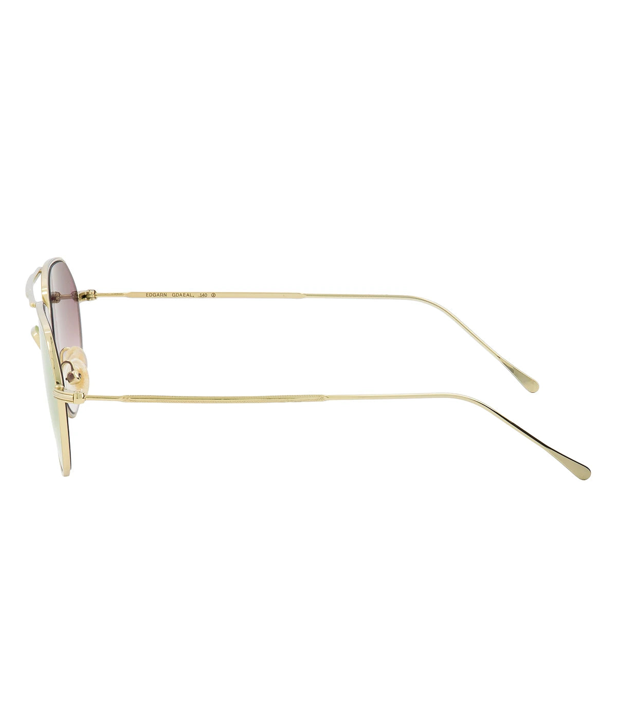 Danny Sunglasses in Shiny Gold & Zero Flash