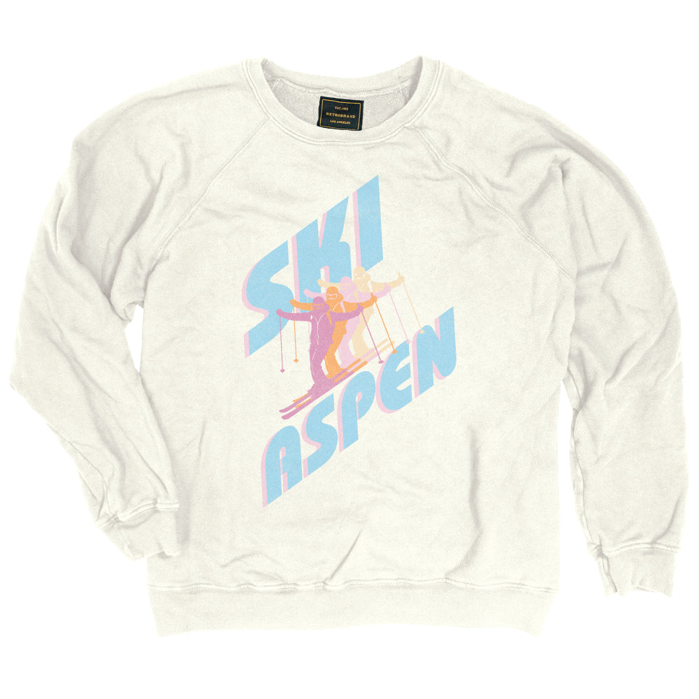 Ski Aspen Sweatshirt in Antique White