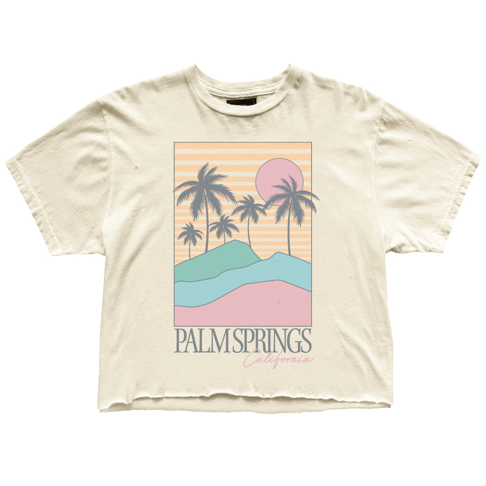 Palm Springs Tee in Antique White