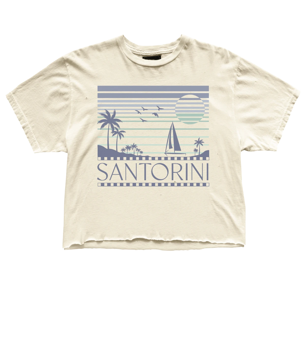 Santorini Tee in Antique White