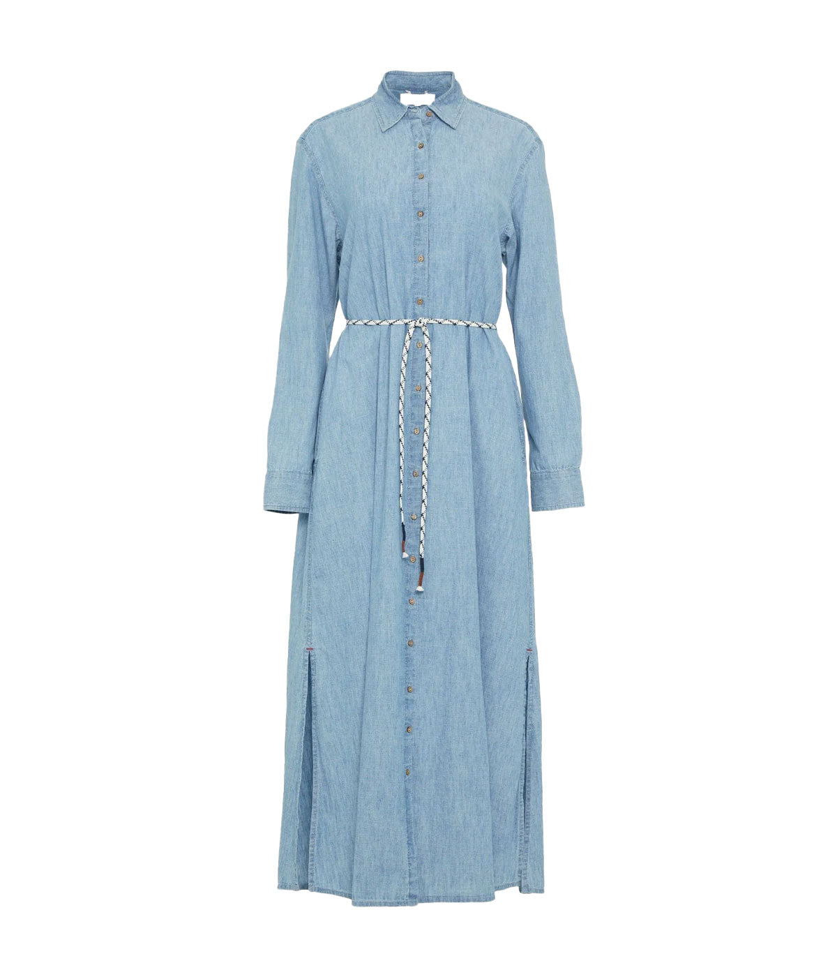 Bowden Dress in Dusty Blue