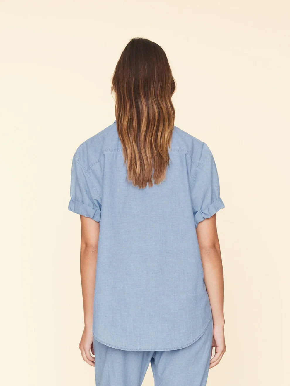 Channing Shirt in Dusty Blue