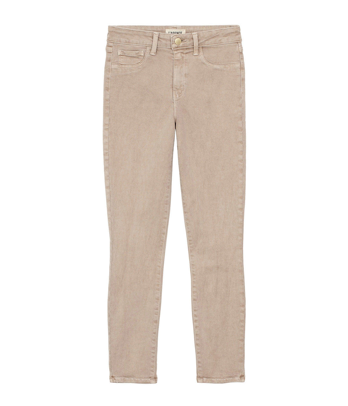 Margot High Rise Skinny Jean in Beige