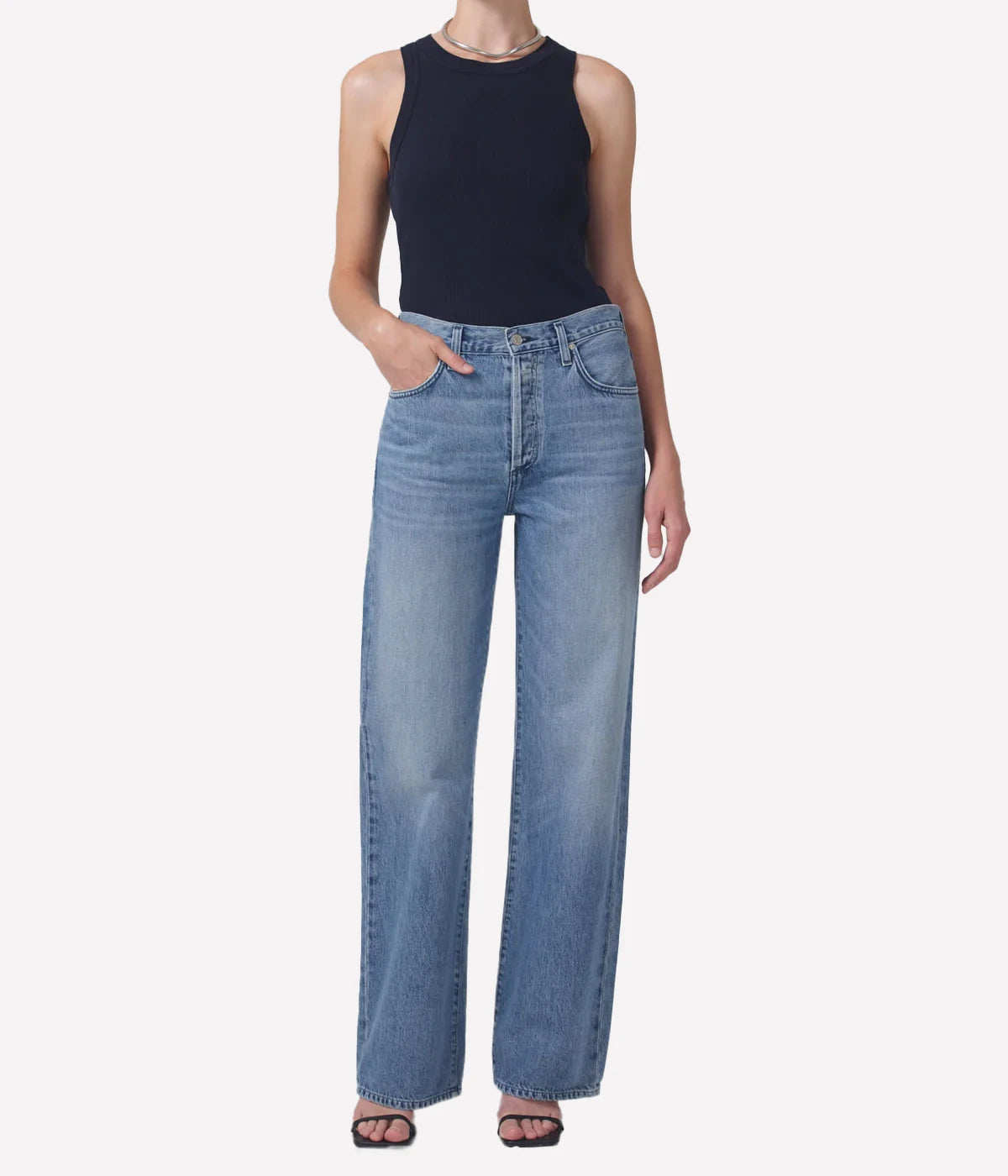 Annina Trouser Jean in Light Catcher