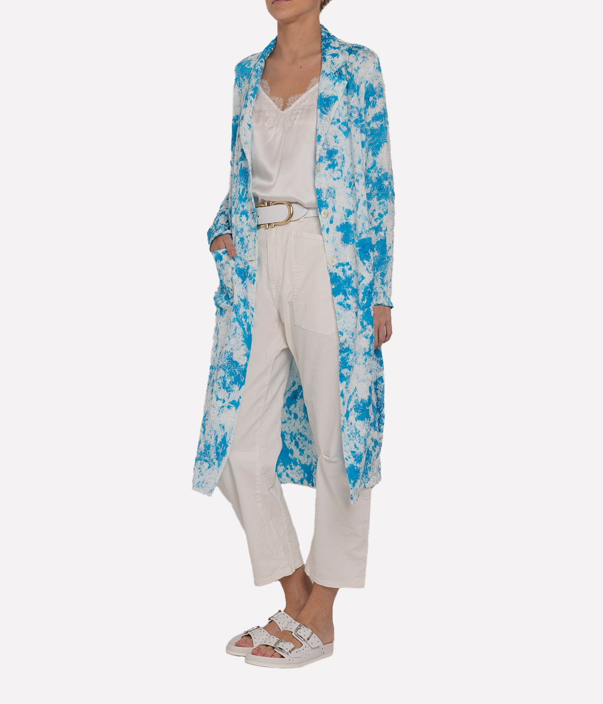 *FINAL SALE* CAMOUFLAGE SILK DUSTER