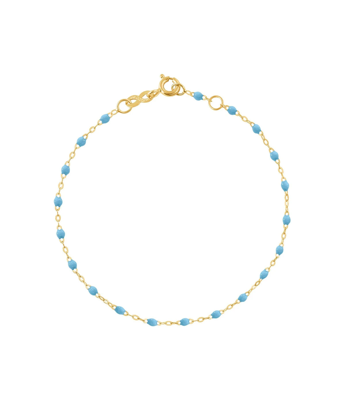 ALT Text: Classic Gigi Bracelet by gigi CLOZEAU featuring 18ct yellow gold and resin jewels in a vibrant design, perfect for layering or standalone elegance.