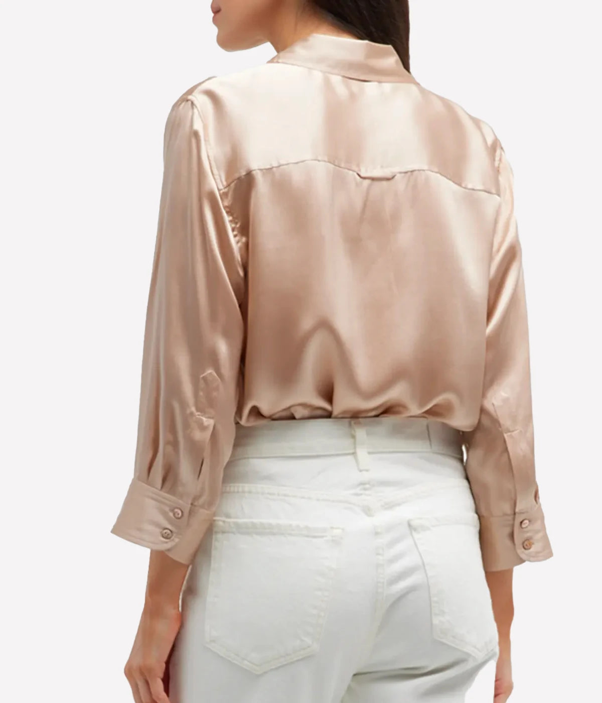 Dani 3/4 Sleeve Blouse in Champagne