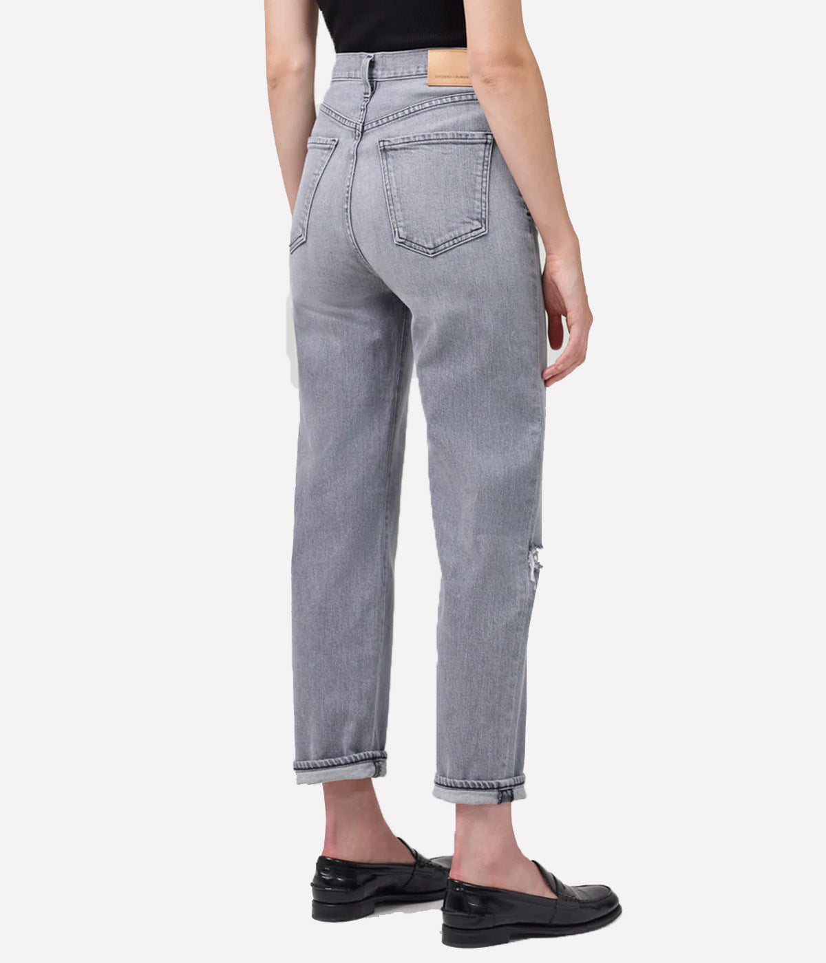 Dylan Rolled Crop Jean in Sleepless