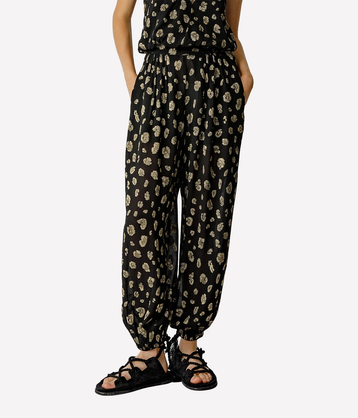 *FINAL SALE* Georgette Pants in Black