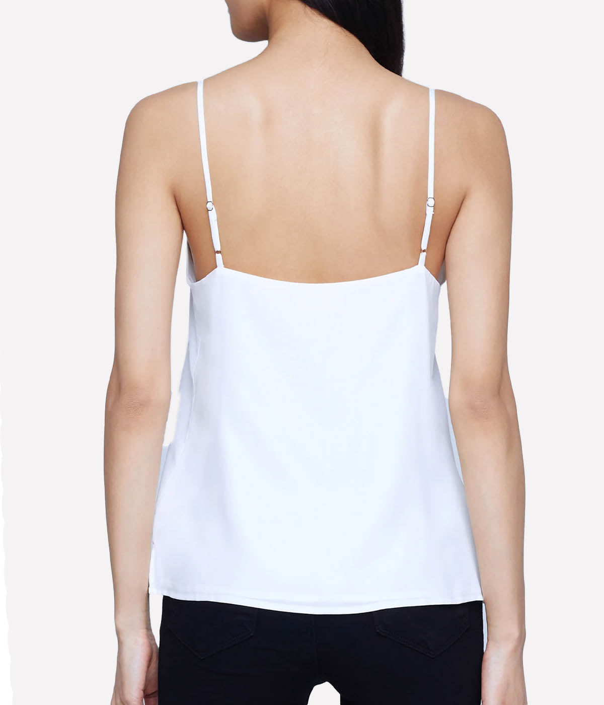 Jane Spaghetti Strap Top in Ivory