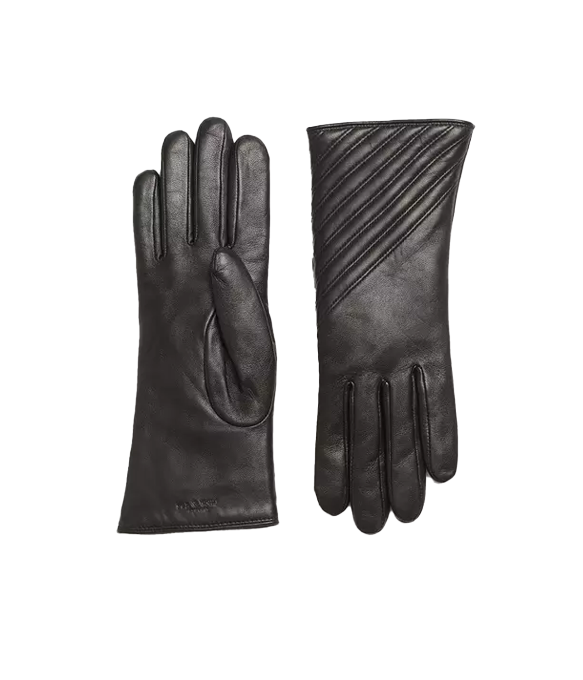 Slant Gloves in Black