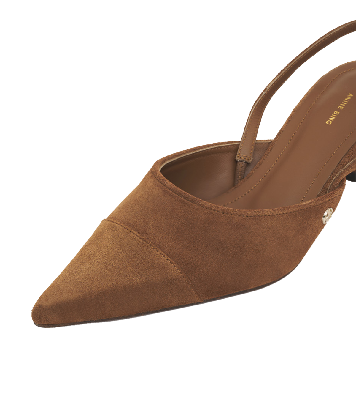 Willa Slingback Heels in Brown Calexico