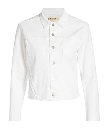 Janelle Slim Raw Jacket in Blanc – Calexico